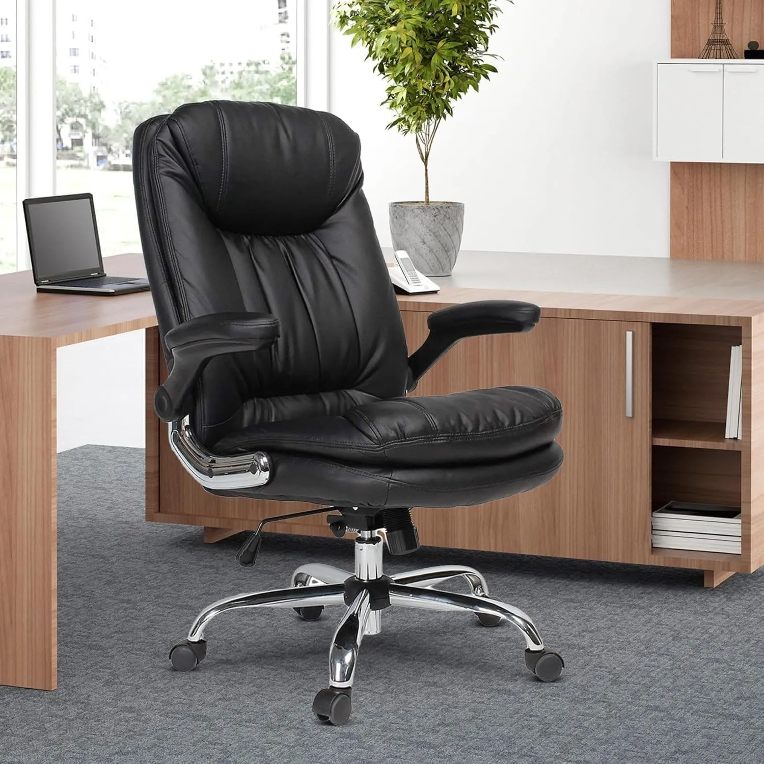 Black Leather Chair