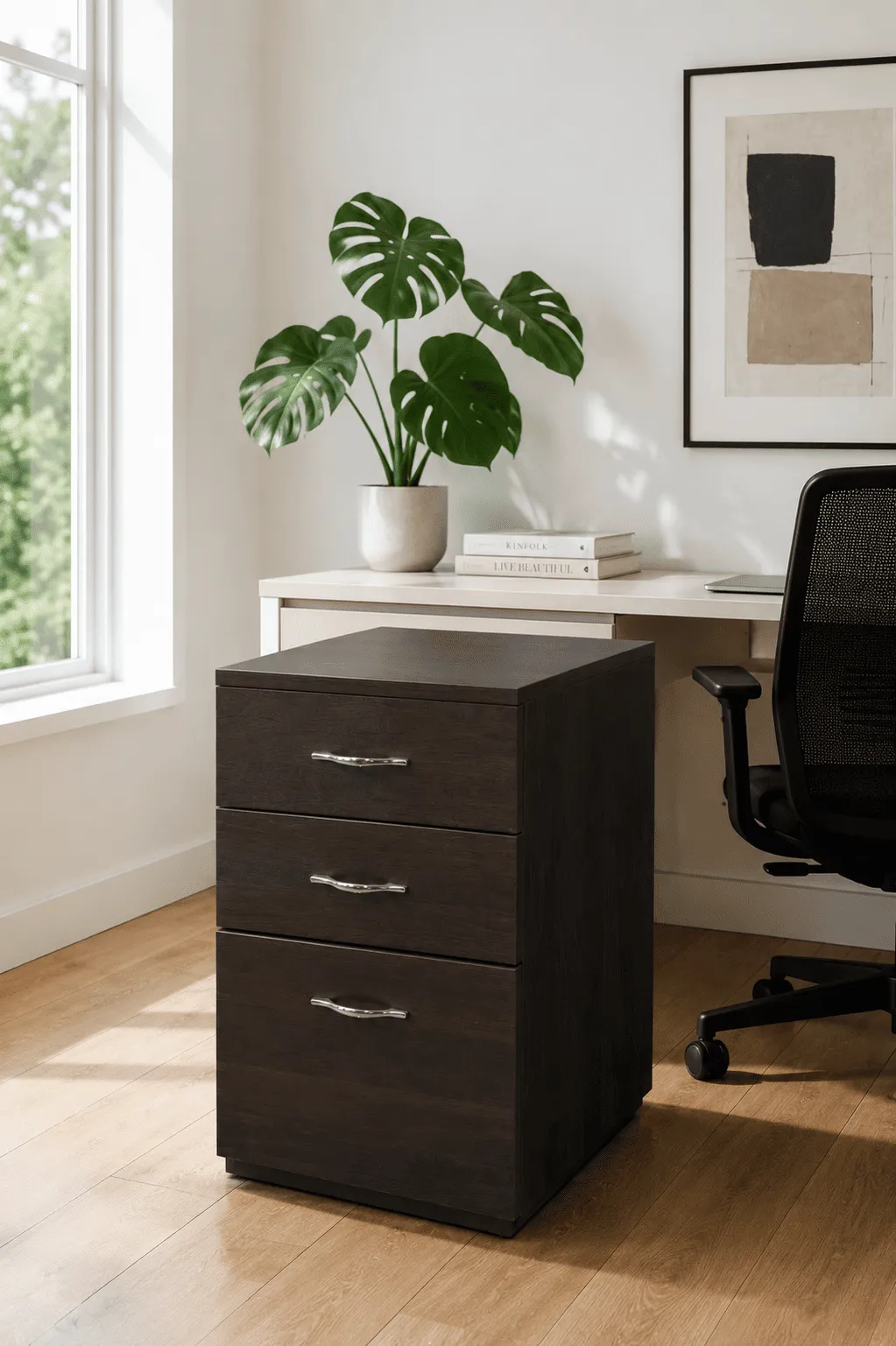 Obsidian Wenge Executive Storage Cabinet
